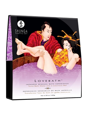 Соль для ванны «Lovebath Sensual Lotus превращающая воду в гель (650 гр)
