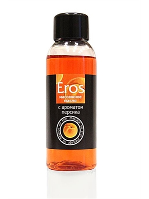 Массажное масло Eros Exotic с ароматом персика (50 мл)