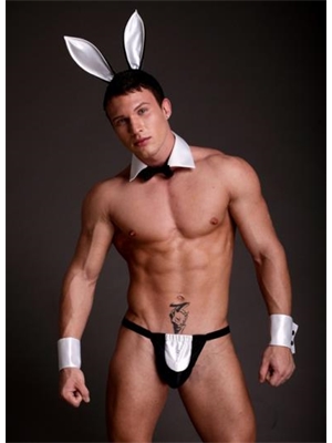 Мужской игровой костюм зайца